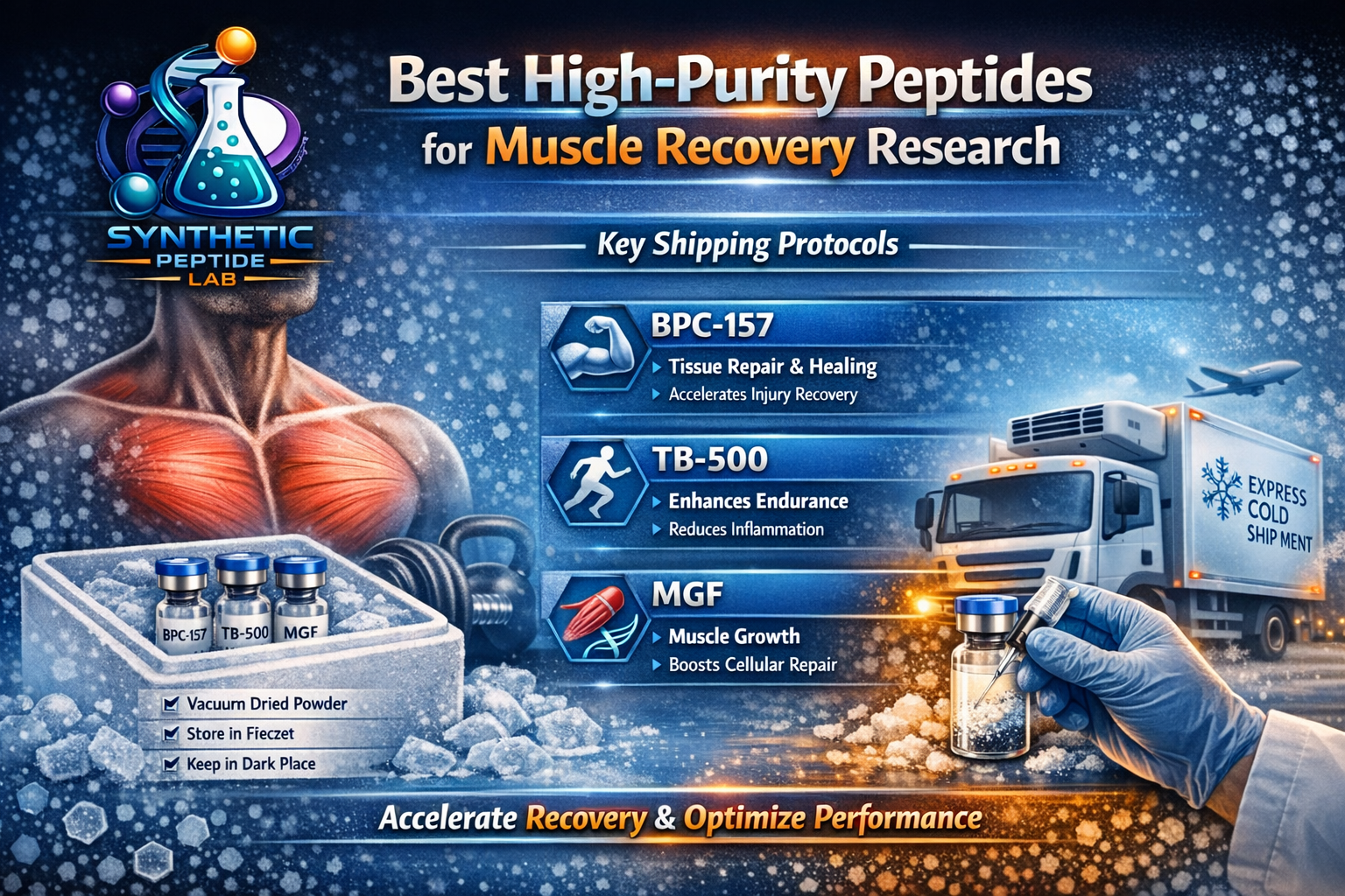Best High-Purity Peptides for Muscle Recovery Research Best High-Purity Peptides for Muscle Recovery Research