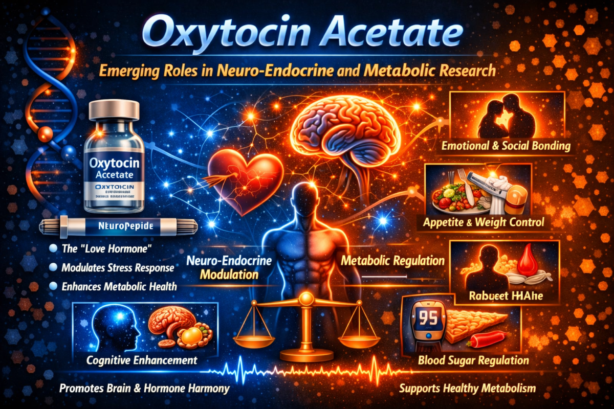 Oxytocin Acetate in Metabolic Research | 2026 Technical Overview