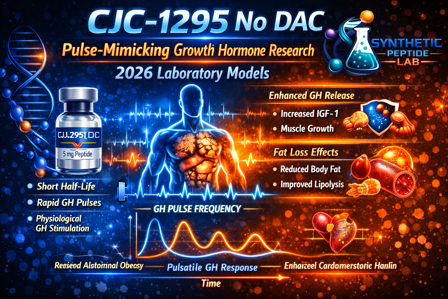 CJC-1295 No DAC: Pulse-Mimicking Growth Hormone Research in 2026 Laboratory Models