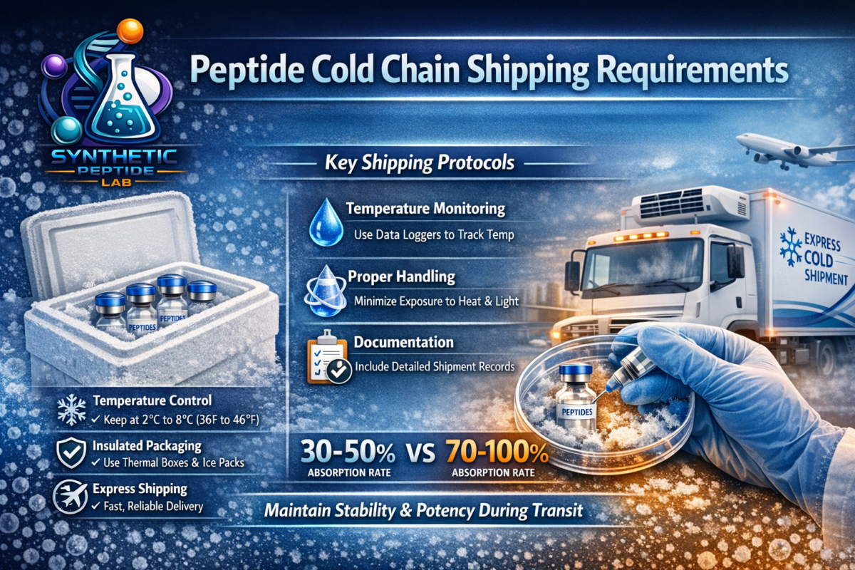 Peptide Cold Chain Shipping Requirements