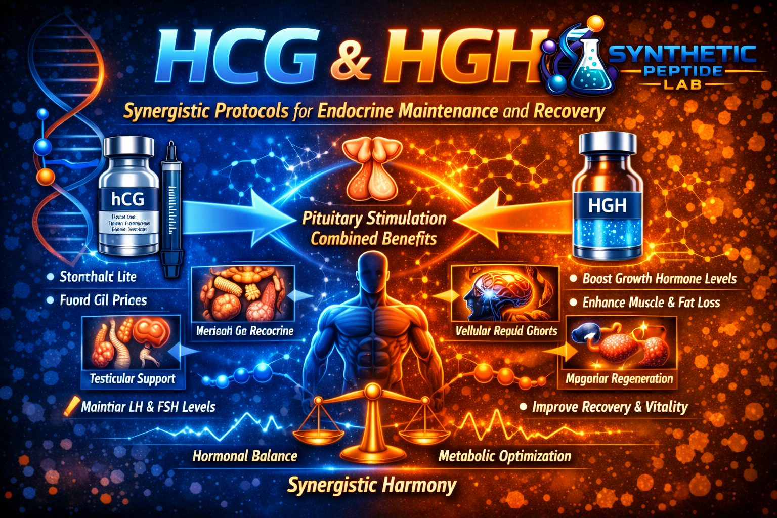 HCG and HGH: Synergistic Protocols for Endocrine Maintenance and Recovery